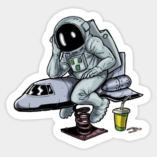 Astronaut - On the Playground Sticker